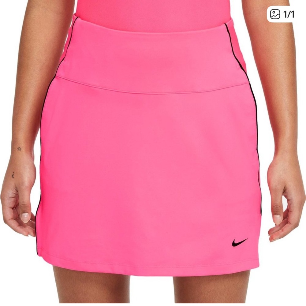Nike Women's Dri-FIT Victory Mid-Rise Golf Skirt Hyper Pink Size Small Active - Picture 5 of 10